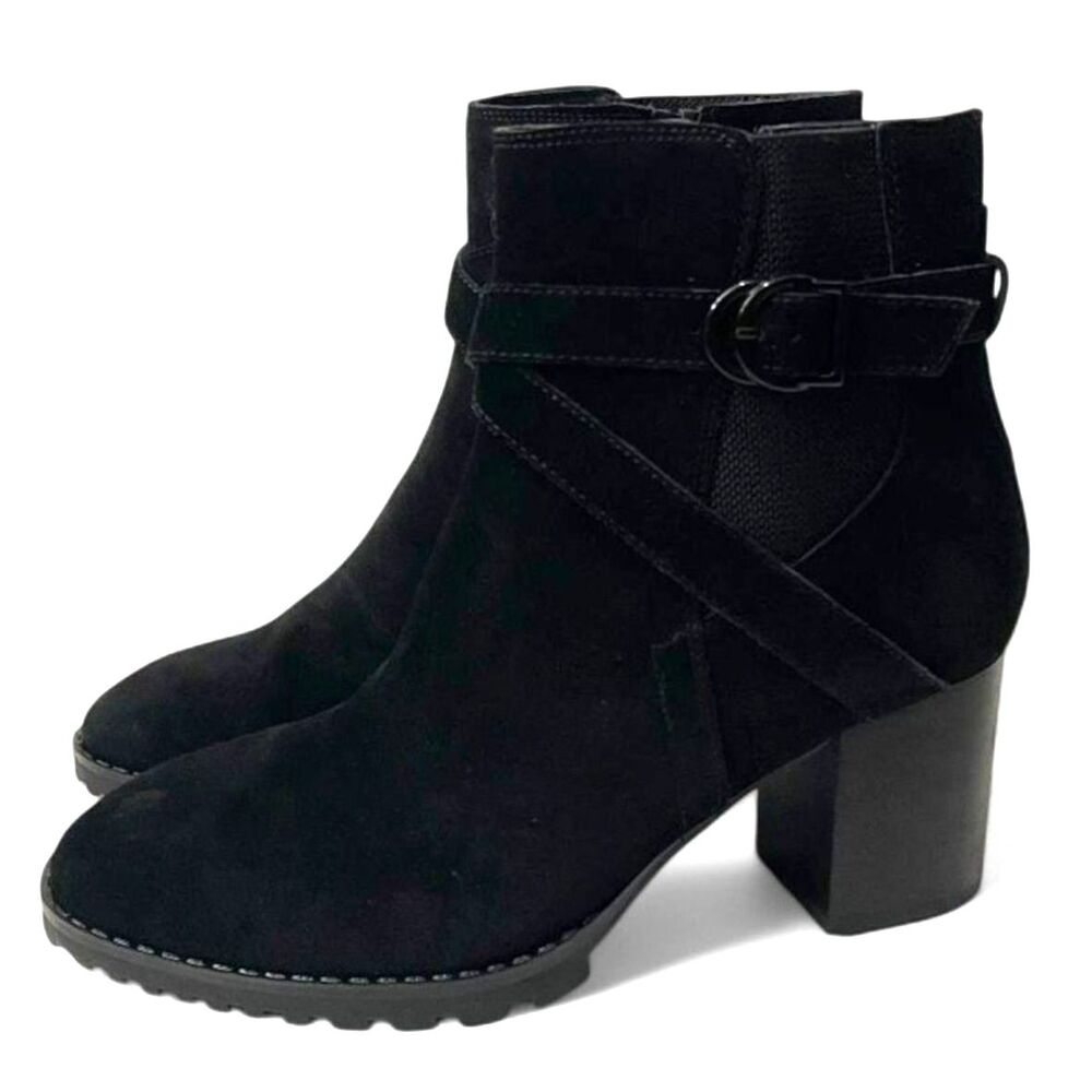 BLONDO Tamzin Waterproof Black Suede Bootie, NEW With Tags! Size 10